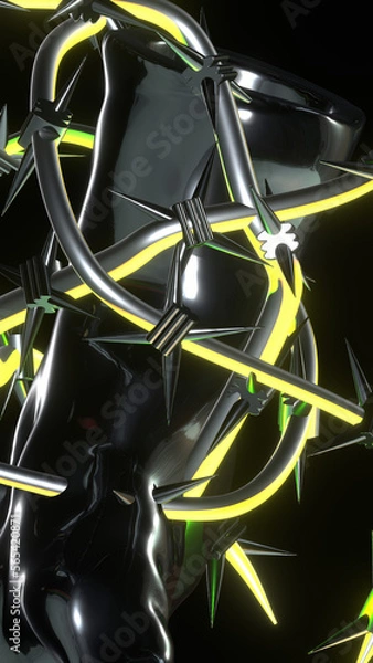 Obraz Abstrack Background 3D Rendered