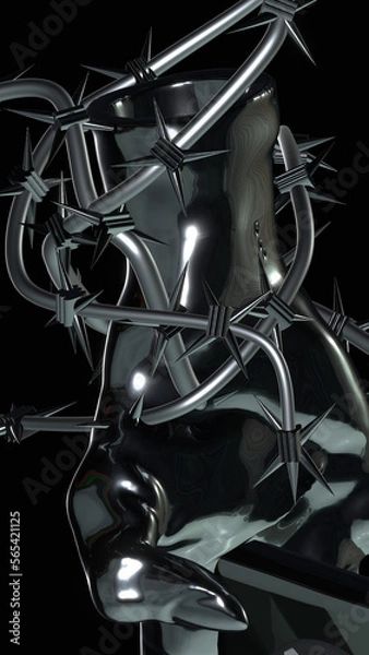 Obraz abstract 3d background 3D Render