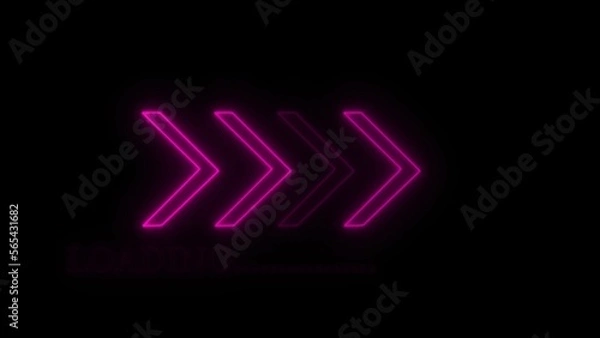 Fototapeta abstract beautiful creative loading illustration background 