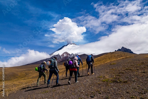 Obraz Cotopaxi in eruption