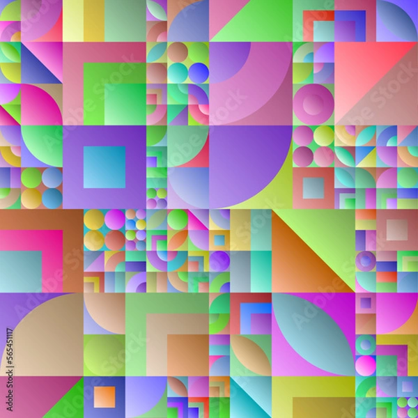 Fototapeta Retro Pattern Urbania 01