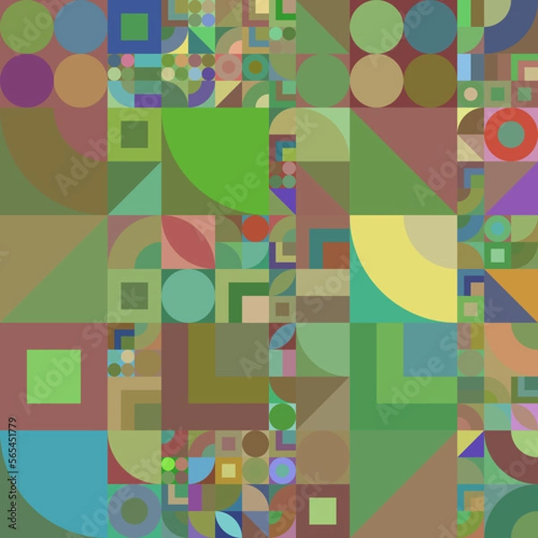 Obraz Retro Pattern Urbania 02