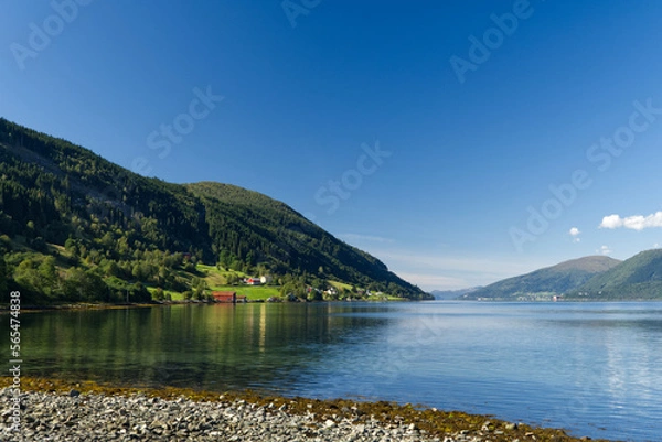 Fototapeta Am Ufer des Eidsfjords