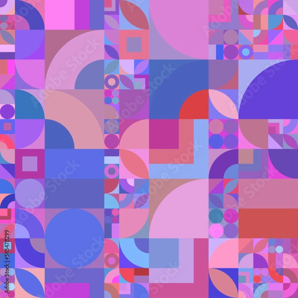 Fototapeta Retro Pattern Urbania 05