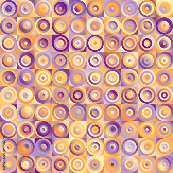 Fototapeta Retro Pattern Urbania 09