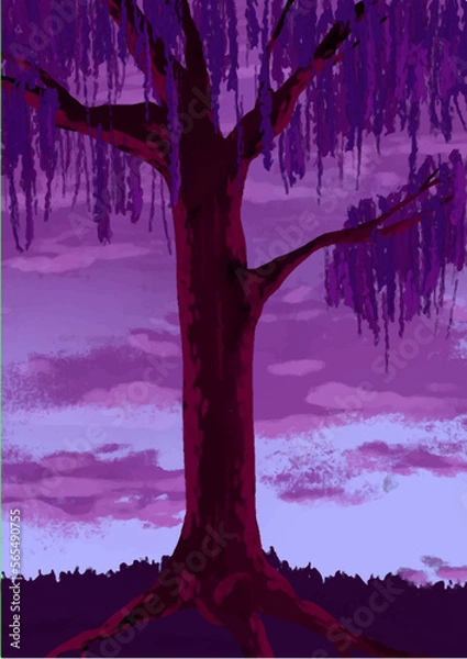 Fototapeta magic tree in the park