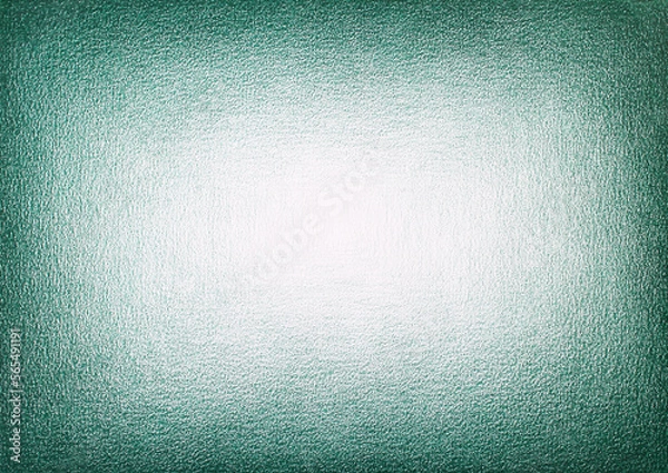 Fototapeta Hand drawn green painted gradient frame on white paper texture background. Use Canson Fine Face Paper 100 Pounds A5 with Emerald 61 Renaissance Artists' Coloured Pencil
