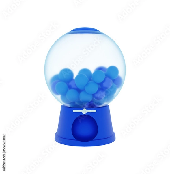 Fototapeta candy machine 3d rendering illustration
