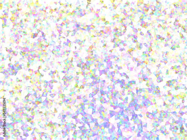 Obraz 虹色クリスタルのキラキラ素材