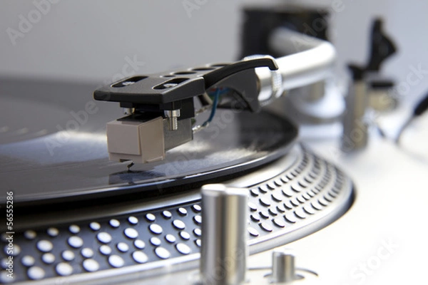 Obraz Plattenspieler mit Schallplatte