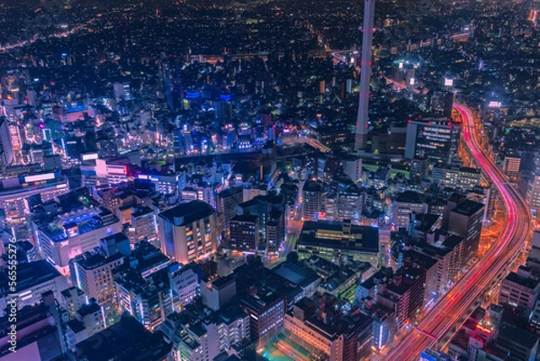 Obraz 池袋・都市夜景