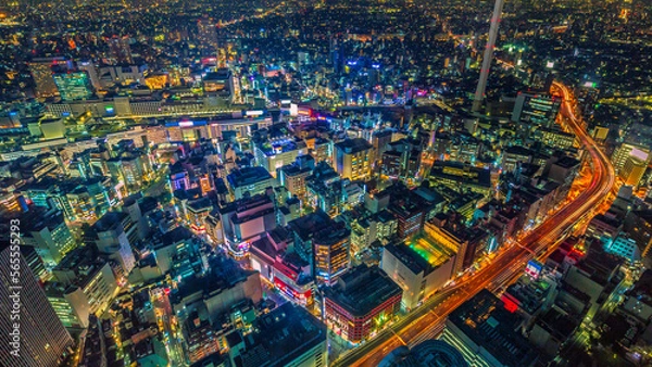 Obraz 池袋・都市夜景