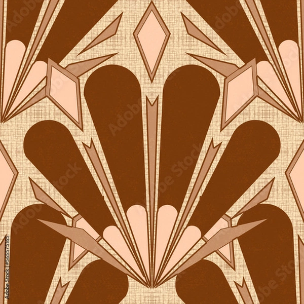 Obraz 1920 Vintage Pattern 8 Earthy