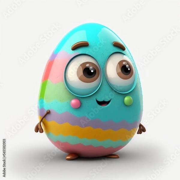 Obraz Cute Egg Character 2