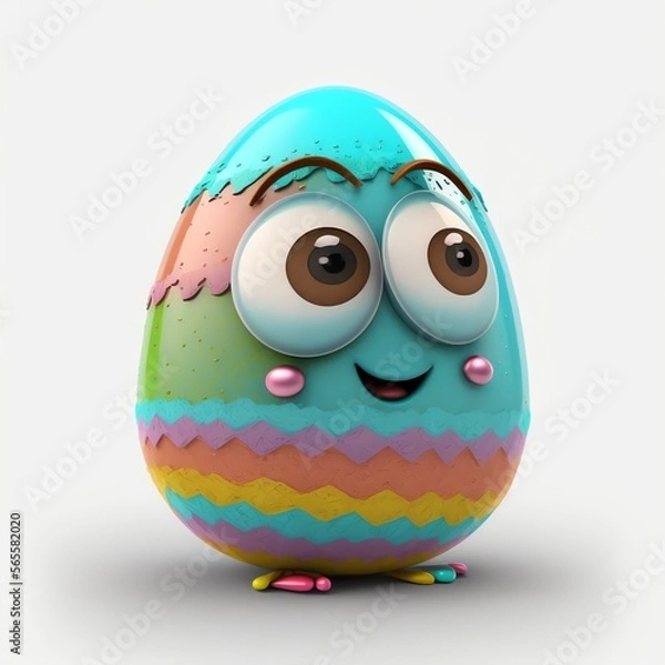 Obraz Cute Egg Character 