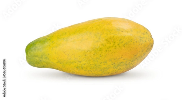 Fototapeta ripe papaya isolated on a white background