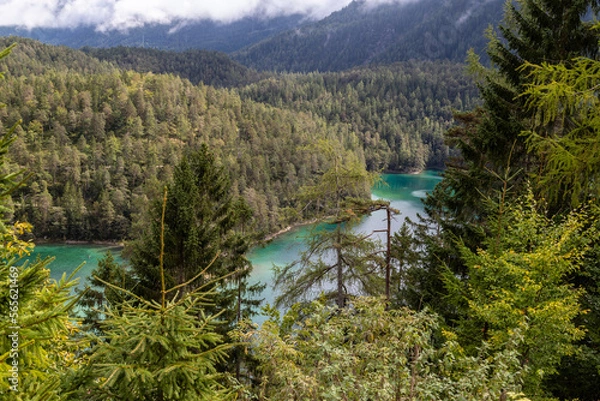 Obraz The Blindsee at the Fernpass in Austria