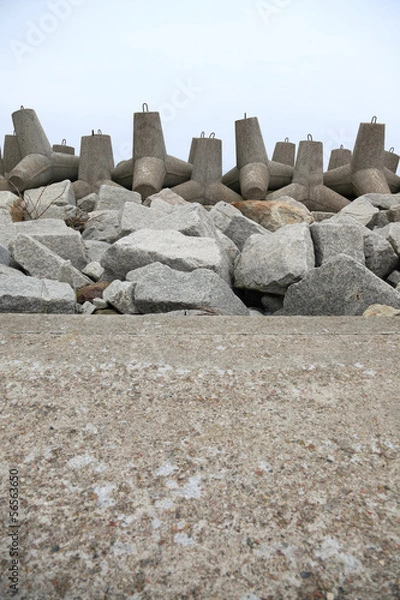 Fototapeta Breakwater