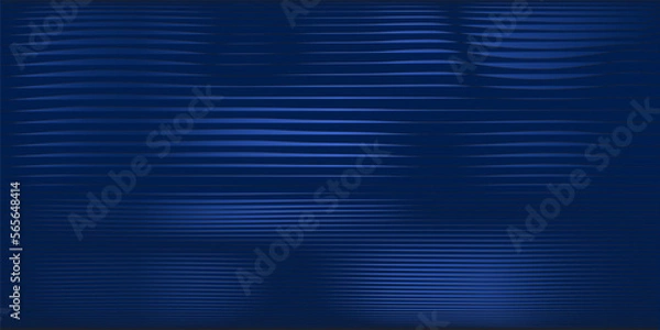 Fototapeta Vector Background Gradient Design Wavy Distorted Lines. Blue Fluid Texture