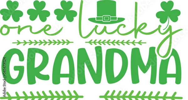Obraz one lucky grandma