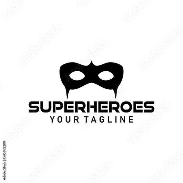 Fototapeta superhero logo vector
