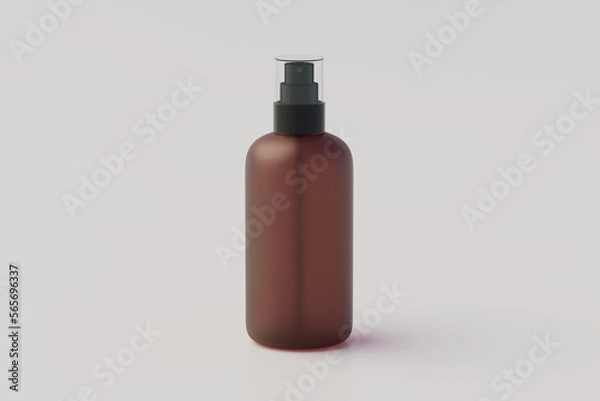 Fototapeta Minimal concept. Multiple Spray Bottle Mockup. 3D Illustration