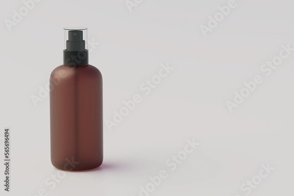 Fototapeta Minimal concept. Multiple Spray Bottle Mockup. 3D Illustration