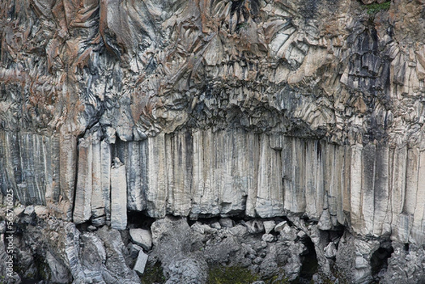 Obraz waterfall in iceland. Foss in iceland