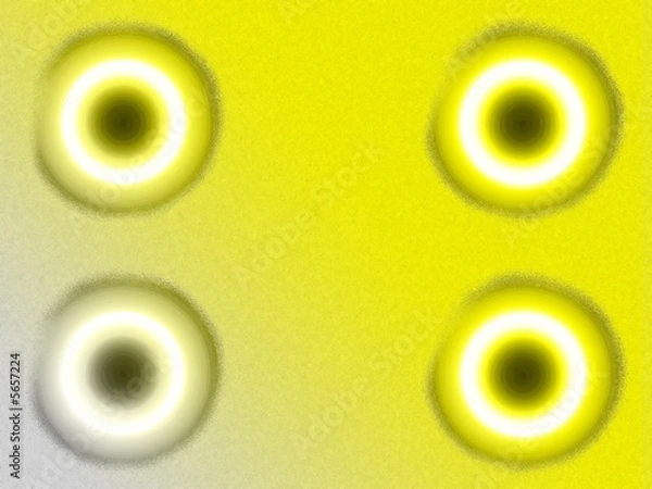 Obraz 4-circle yellow background