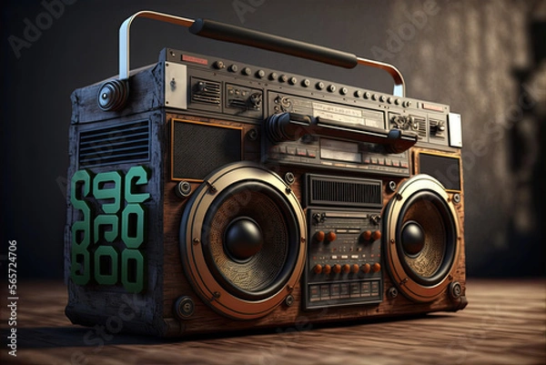 Obraz Retro Future Boom Box