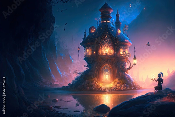 Fototapeta Illustration of a game character.