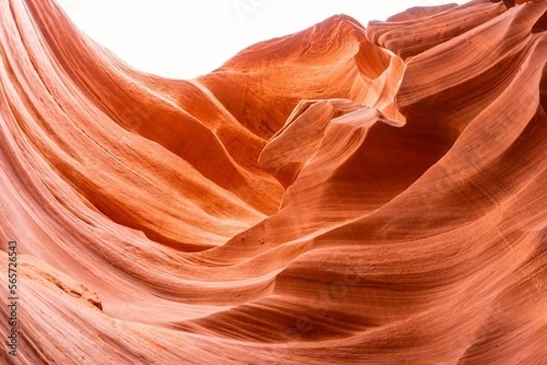 Obraz Red rocks while hiking. 