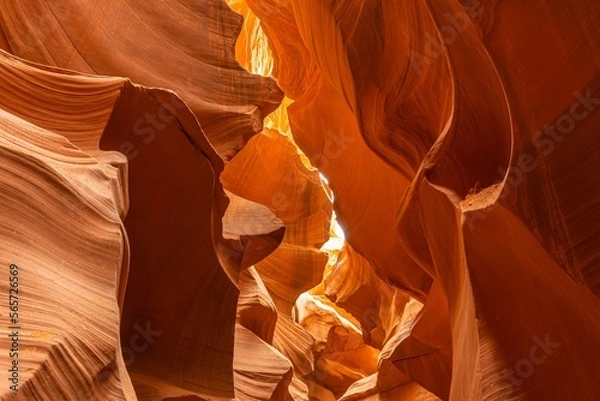 Obraz Red rocks while hiking. 