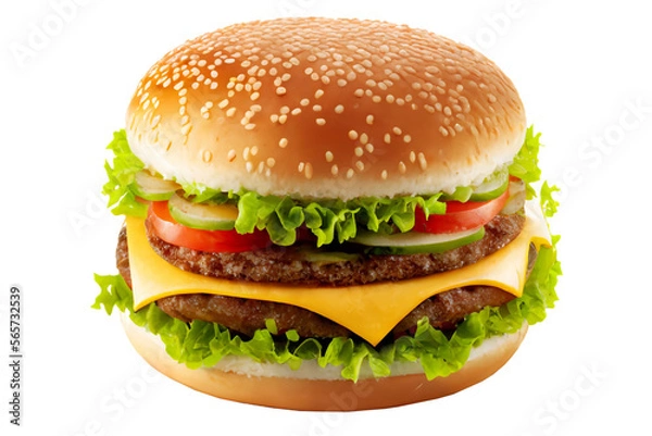 Fototapeta hamburger transparent background png 