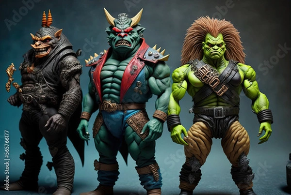 Fototapeta Monster Squad Action Figures