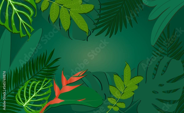 Fototapeta Rainforest leaf - Amazonia