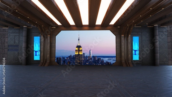 Obraz Virtual Studio Background 