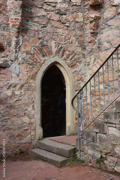 Obraz Der Eingang zur Burg