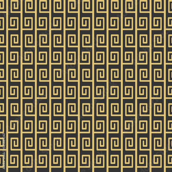Fototapeta Simple seamless pattern. Gold weave for backgrounds, banners, advertising and creative design
