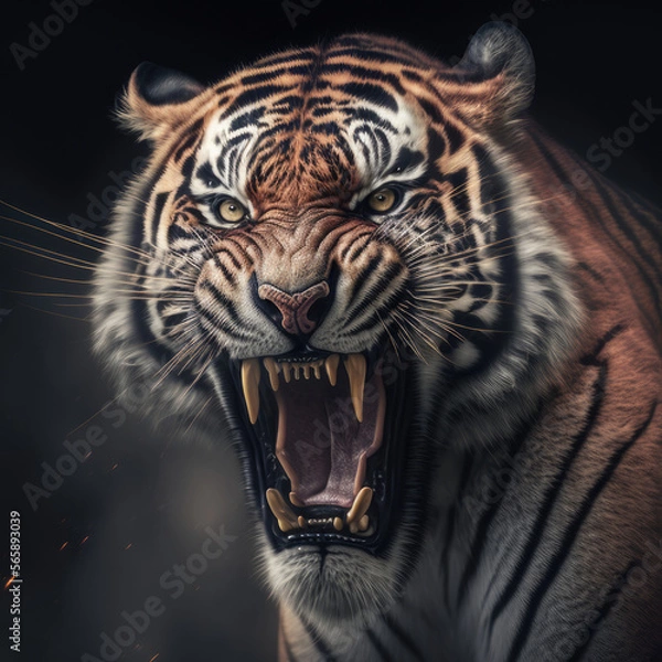 Fototapeta portrait of a tiger