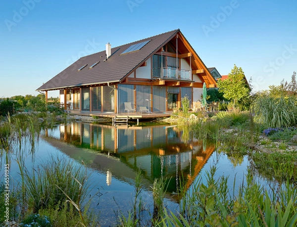 Obraz Private house on the water