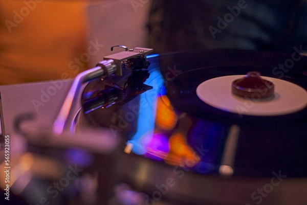 Obraz dj mixing music