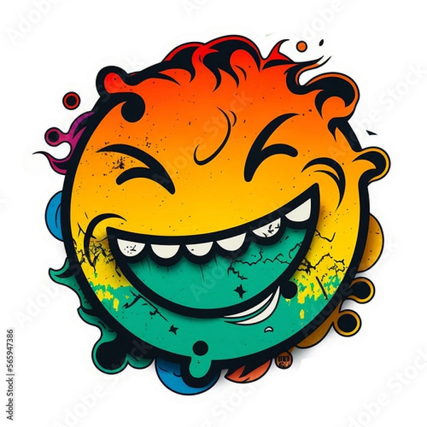 Fototapeta Smiley face concept