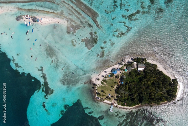 Fototapeta Rose Cay in the archipelago of San Andres and providence