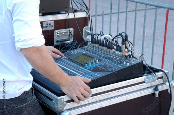 Obraz Sound Engineer at Work