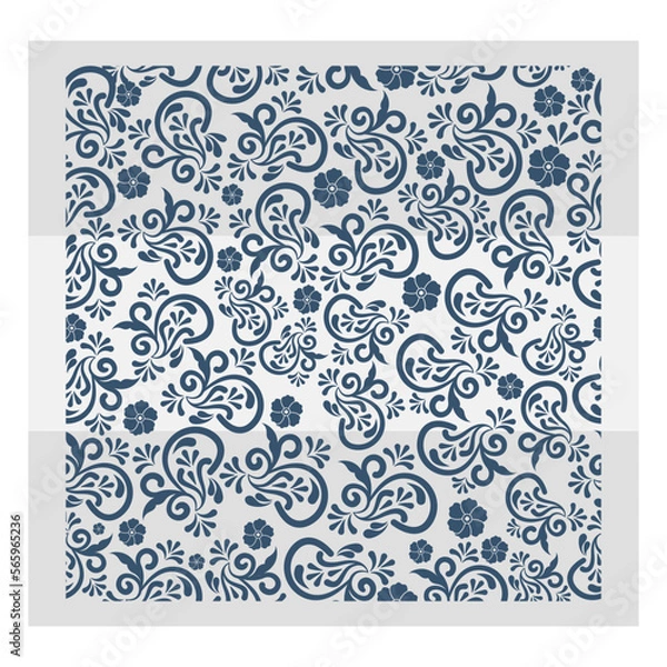 Fototapeta Floral Pattern SVG, Seamless Floral Pattern, Seamless ...