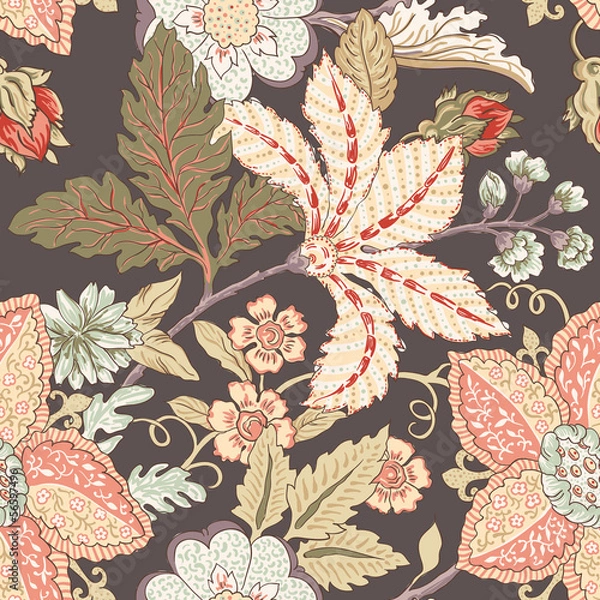 Obraz Vintage flower pattern