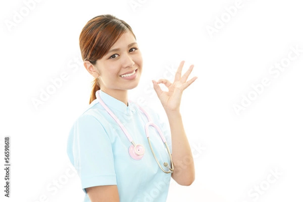 Fototapeta 笑顔の看護士