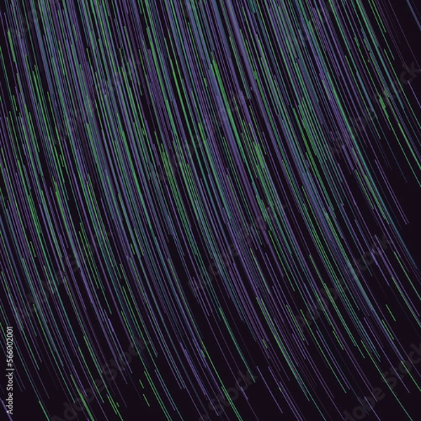 Fototapeta Abstract Dark Background with Flow Field of Lines