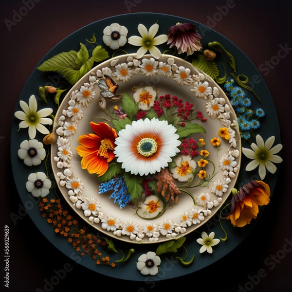 Obraz Flower plate